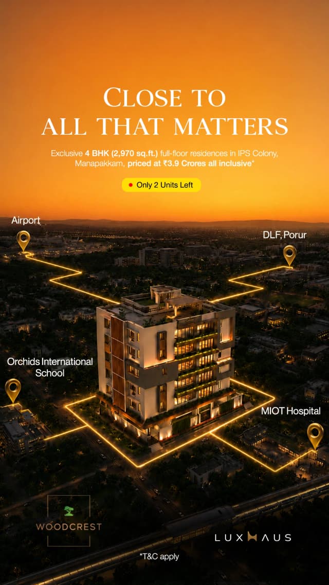 Luxhaus Central Chennai Location