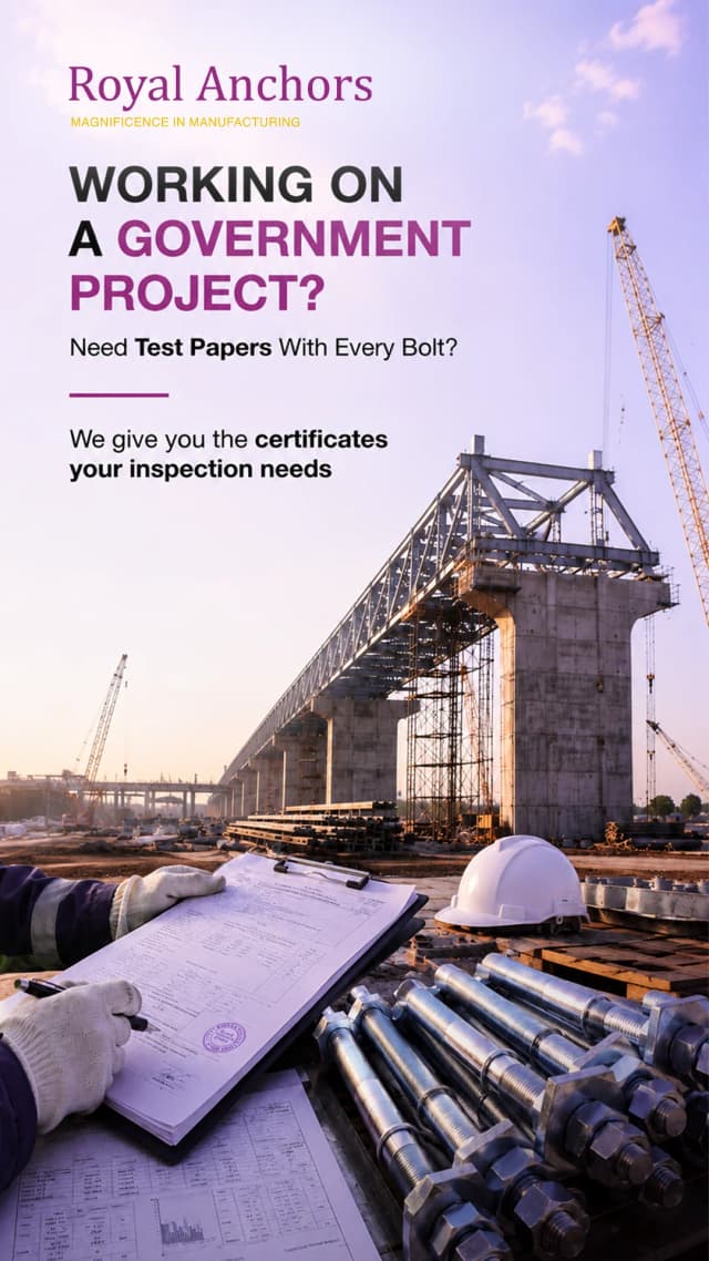 Government Project Mill Test Certificates