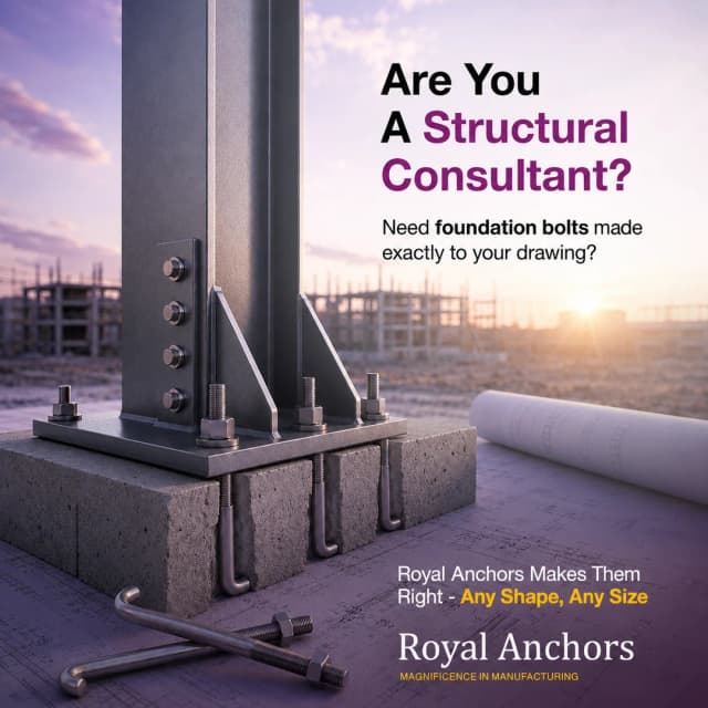 Structural Consultant Custom Drawing Bolts